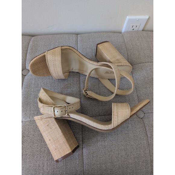 J. Crew Woven Heeled Sandals size 8.5 - Picture 6 of 8